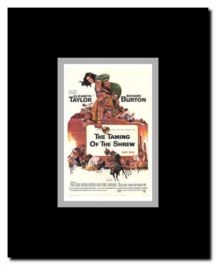 The Taming of the Shrew Framed Movie Poster