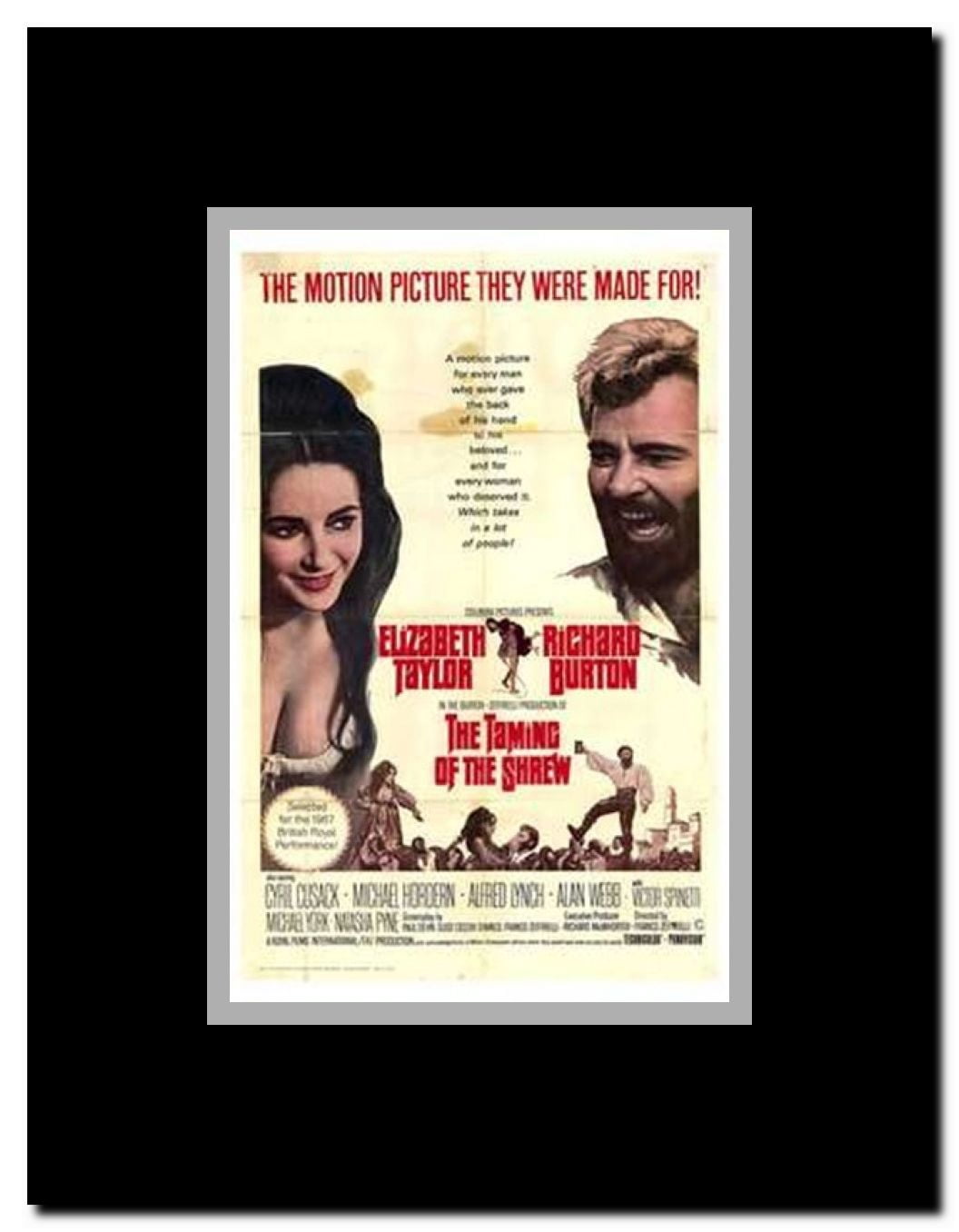 The Taming of the Shrew Framed Movie Poster