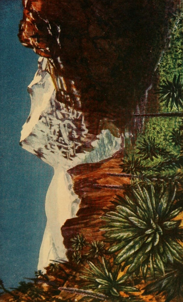 The Tanganyika Problem 1903 Snow peak of Kanyangogwi Canvas Art - John S Moore (24 x 36)