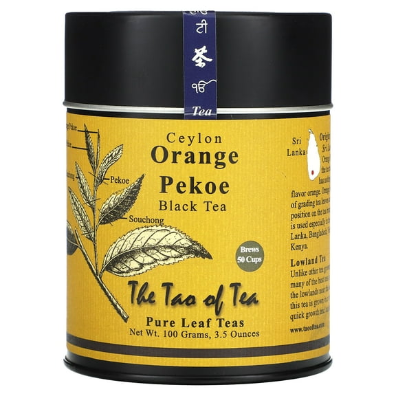 The Tao of Tea Ceylon Black Tea, Orange Pekoe, 3.5 oz (100 g)