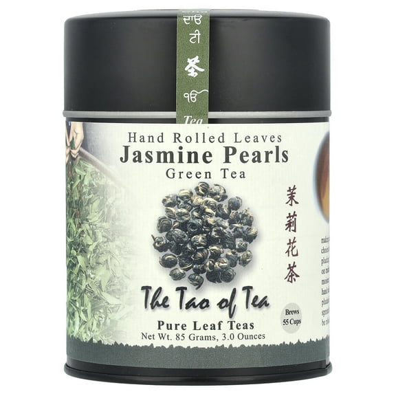 The Tao of Tea Hand Rolled Leaves, Green Tea, Jasmine Pearls, 3 oz (85 g)