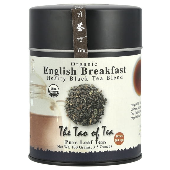 The Tao of Tea Organic English Breakfast Loose Leaf Black Tea, 3.5 Oz
