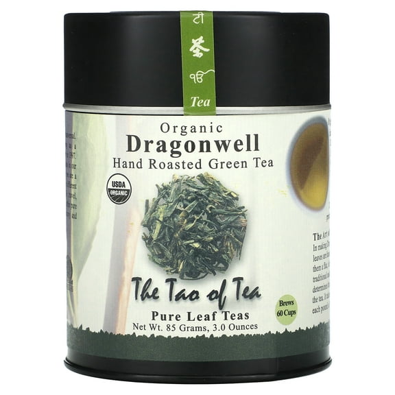 The Tao of Tea Organic Hand Roasted Green Tea, Dragonwell, 3 oz (85 g)