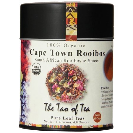 The Tao of Tea, Organic South African Rooibos & Spices, Cape Town Rooibos, 4.0 oz Pack of 3