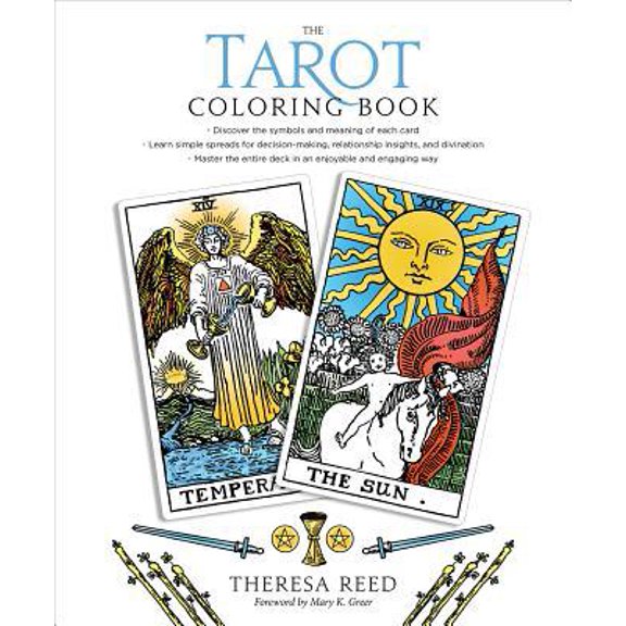 Pre-Owned The Tarot Coloring Book Paperback