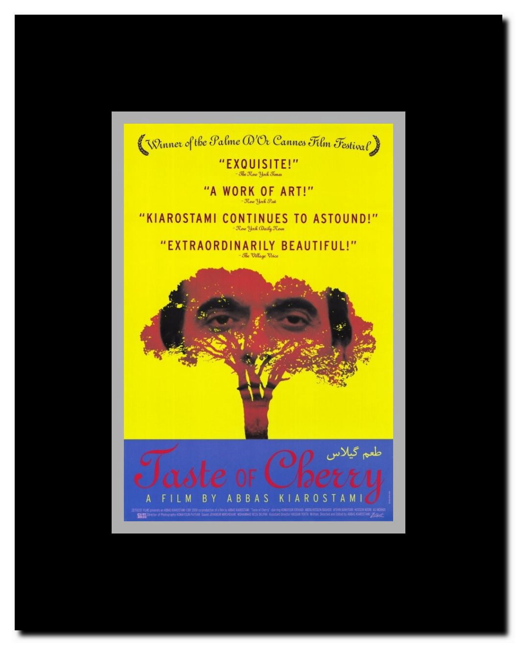 The Taste of Cherry Framed Movie Poster