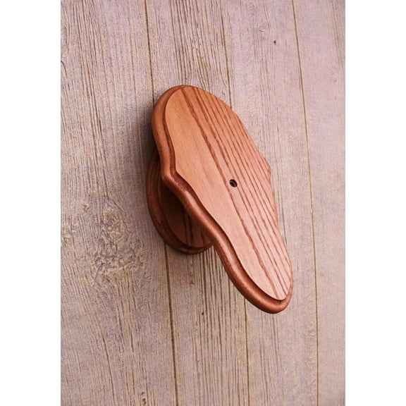 The Taxidermists Woodshop Solid Oak European Mount Pedestal Plaque
