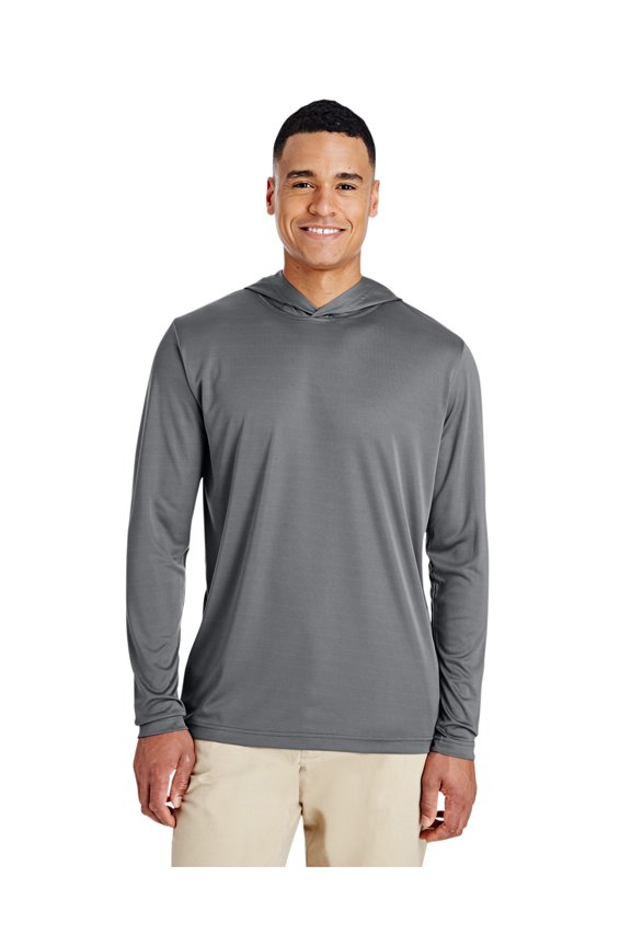 The Team 365 Men's Zone Performance Hoodie - SPORT GRAPHITE - XS