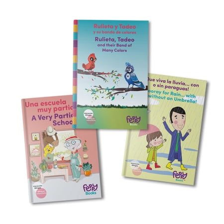 The Teamwork Collection, Set of 3 Bilingual English Spanish Books, Short & Easy Bilingual Books for Beginners