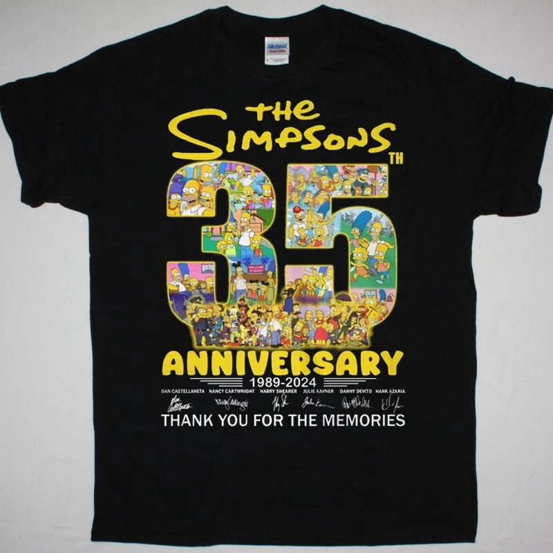The Tee S!m.ps0ns 35th Anniversary 1989 –2024 Thank You For The ...