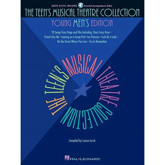 The Teen's Musical Theatre Collection: Young Men's Edition Piano Vocal Practice with Online Accompaniments Bro, (Paperback)