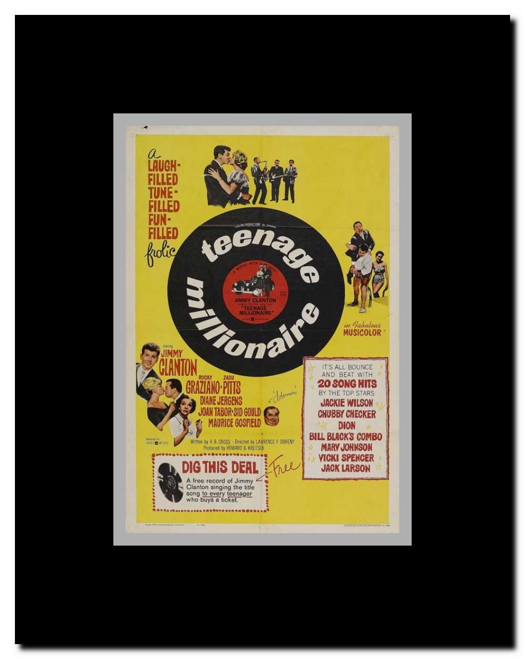 The Teenage Millionaire Framed Movie Poster