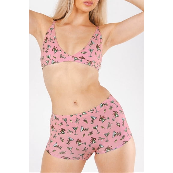 The Teeny Tini - Shinesty Martini Modal Boyshort Underwear Medium