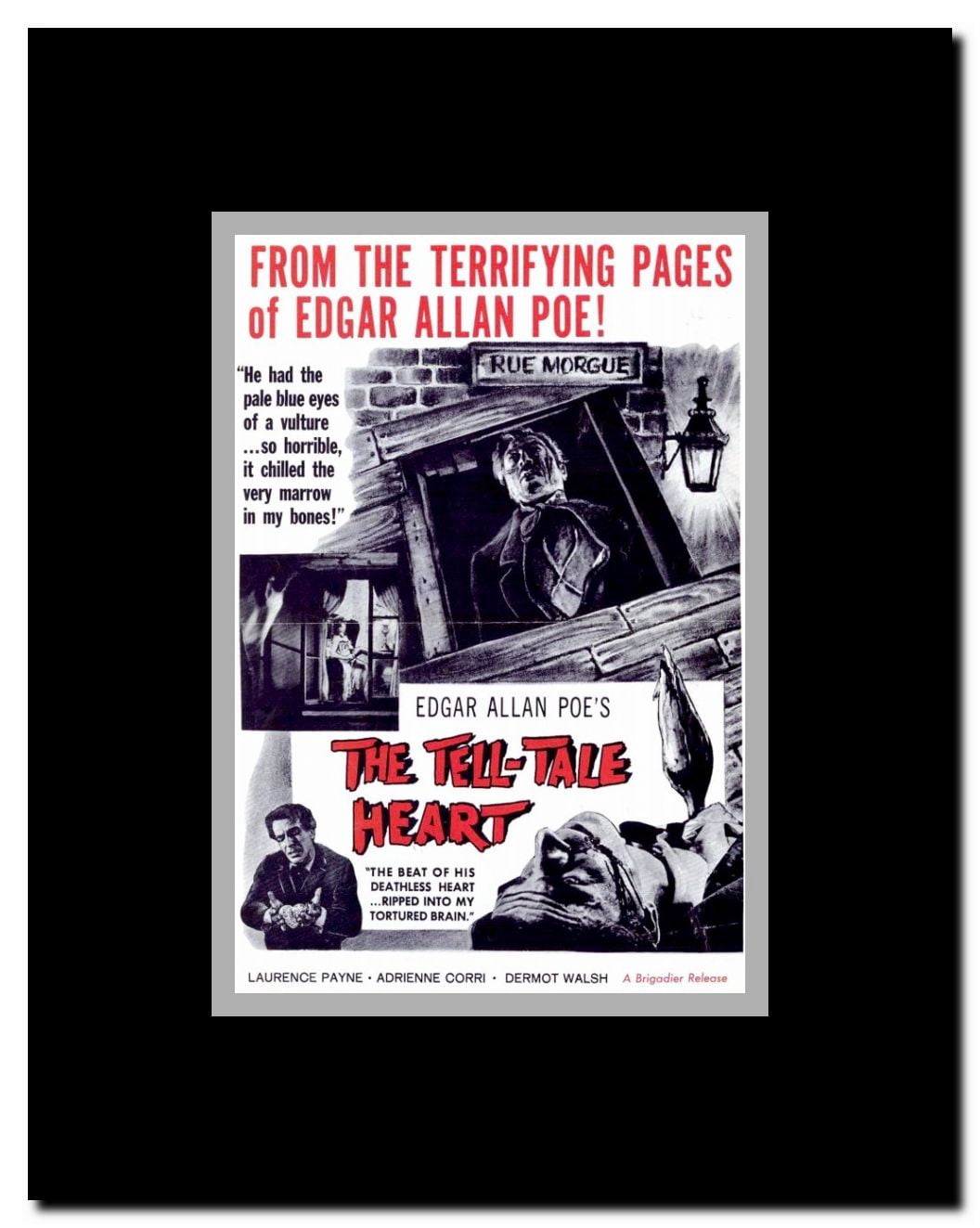 The Tell-Tale Heart Framed Movie Poster