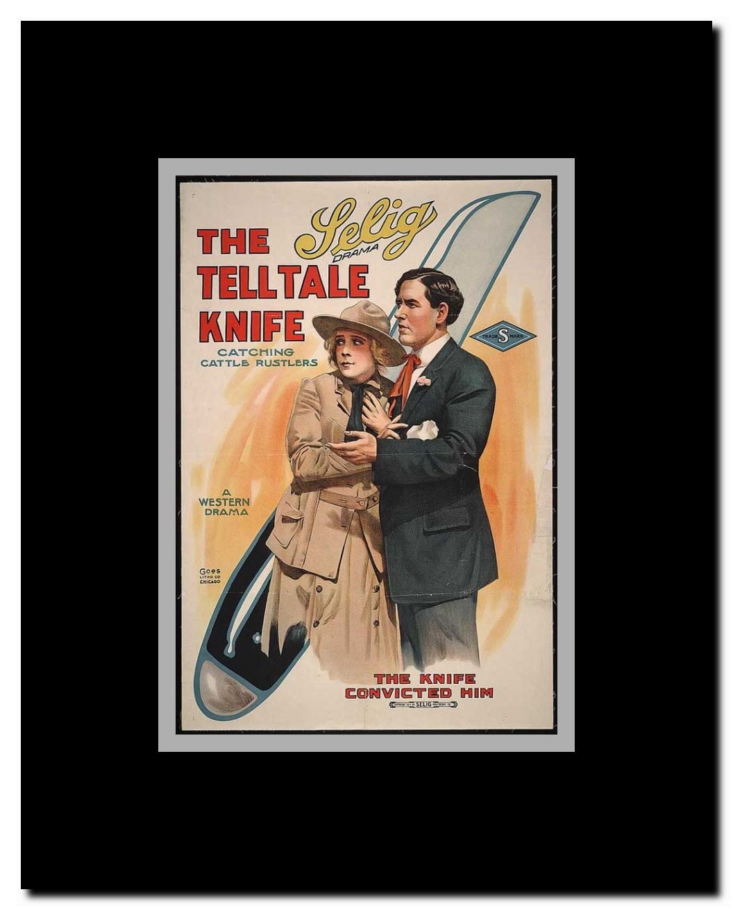 The Telltale Knife Framed Movie Poster
