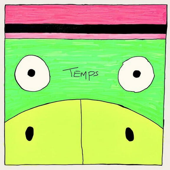 The Temps - PARTY GATOR PURGATORY - Fluorescent Pink & Green - Music & Performance - Vinyl