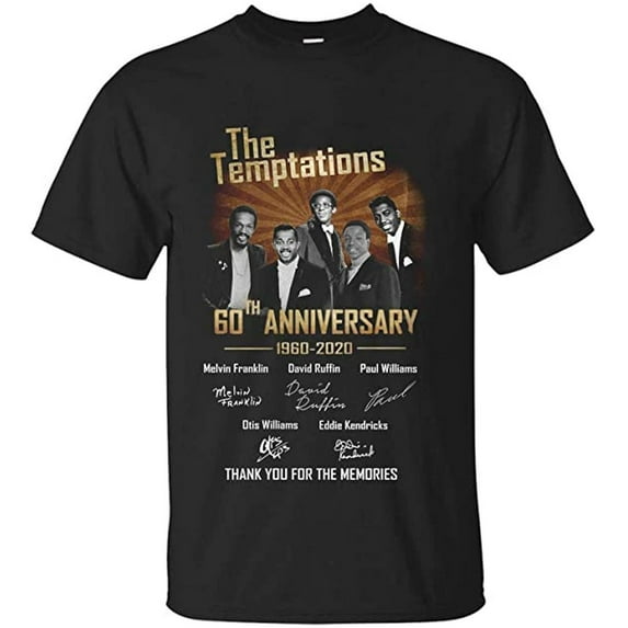 The Temptations 60th Anniversary Thank You The Memories, T-shirt, ANANDHIS