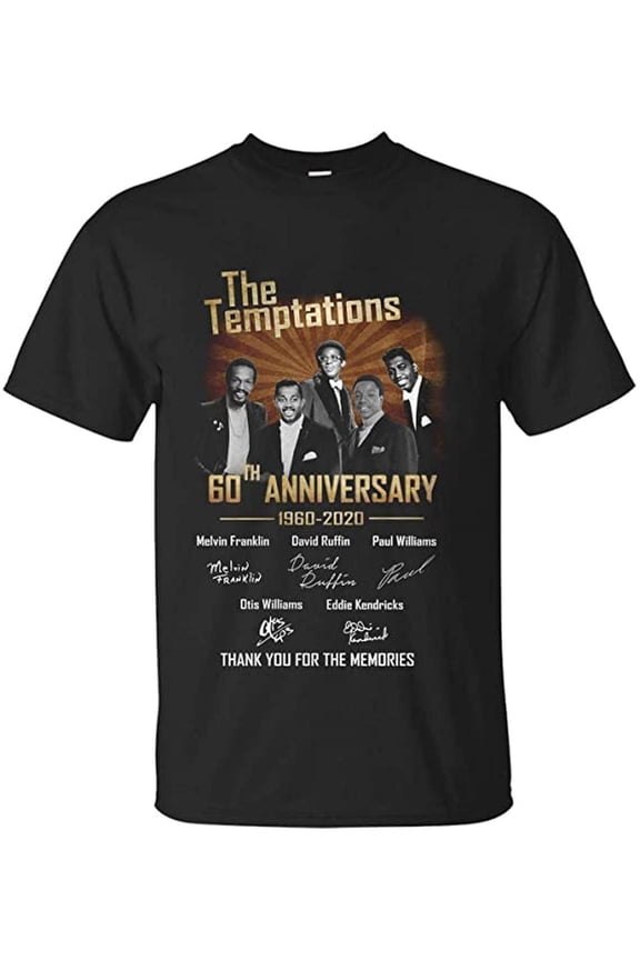 The Temptations 60th Anniversary Thank You The Memories, T-shirt, ANANDHIS