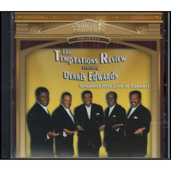 The Temptations Review Featureing Dennis Edwards: Greatest Hits Live in Concert (Music CD)