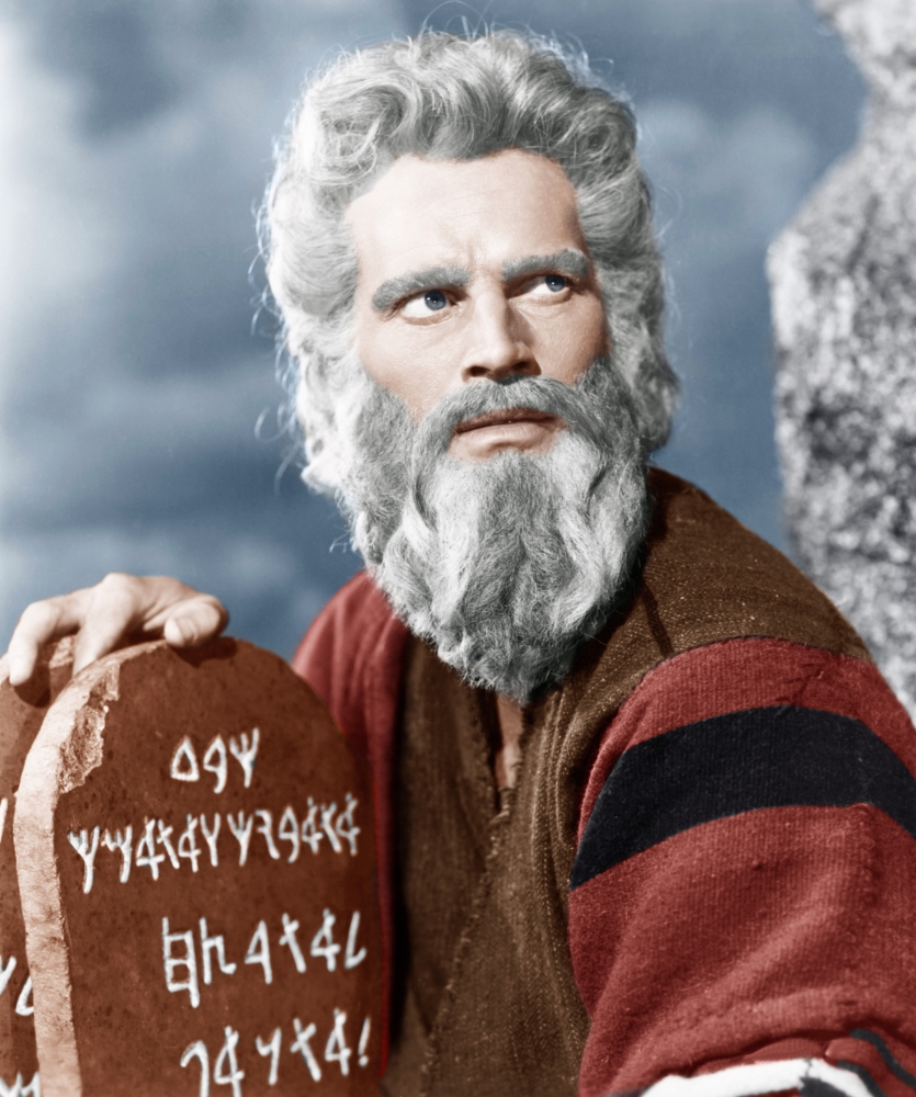 The Ten Commandments Canvas Art -  (16 x 20)