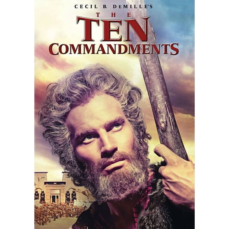 The Ten Commandments (DVD), Paramount, Drama - Walmart.com