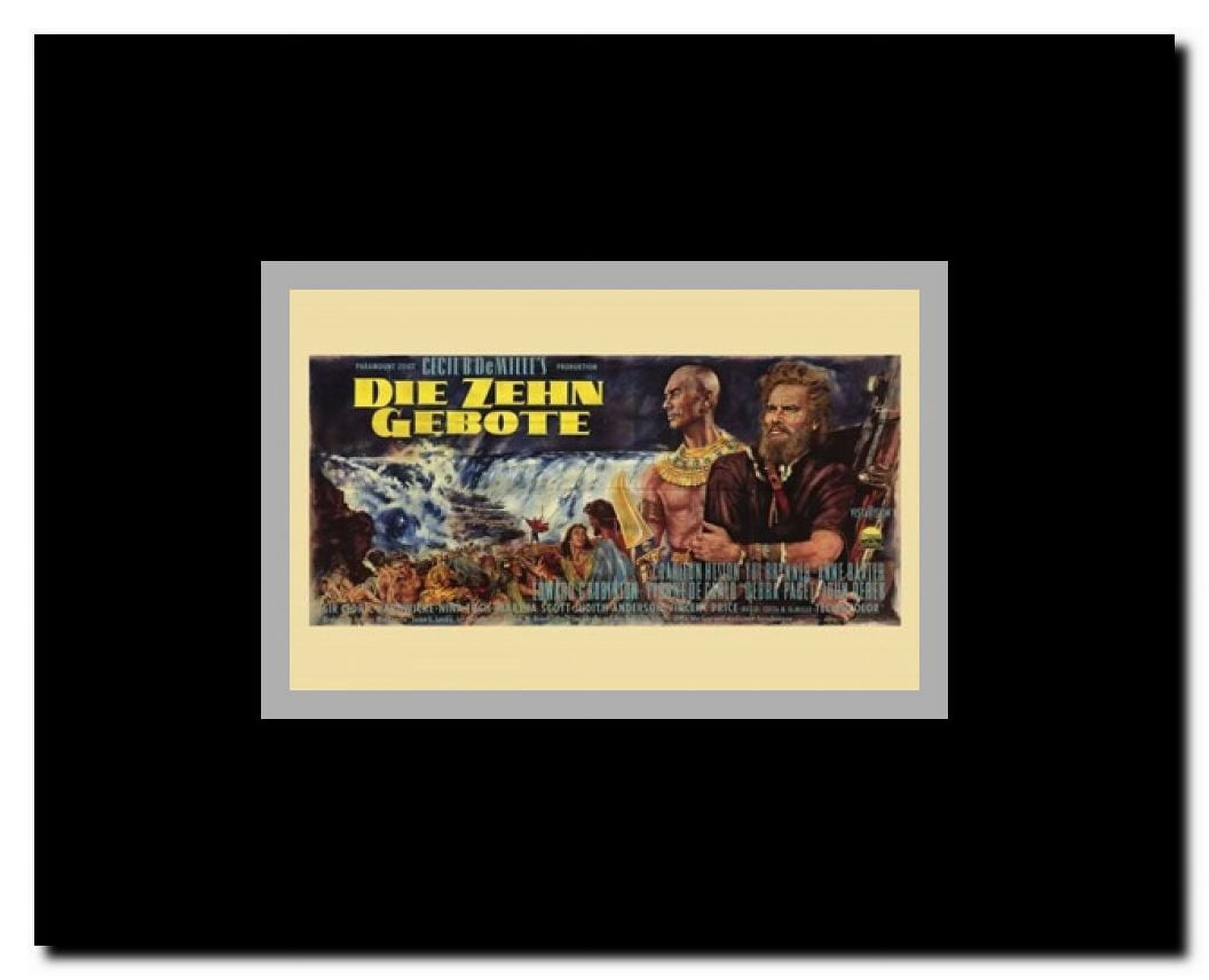 The Ten Commandments Framed Movie Poster