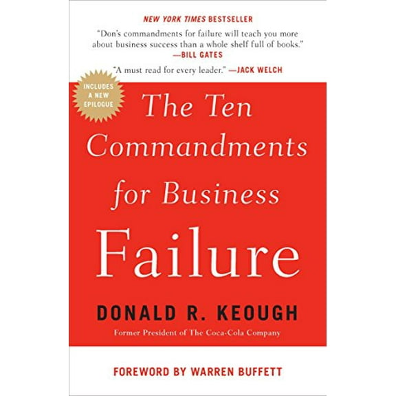 Pre-Owned The Ten Commandments for Business Failure (Paperback) 1591844134 9781591844136