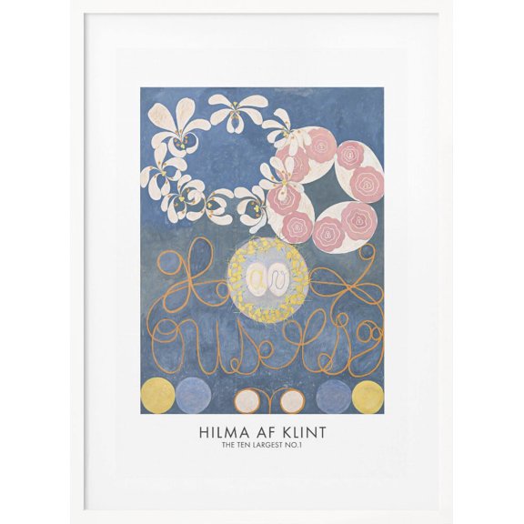 The Ten Largest No.1 Poster Framed Art Modern Wall Decor