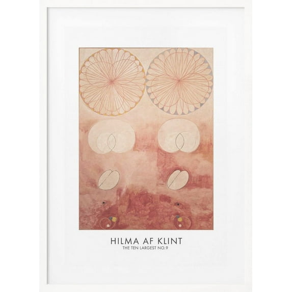 The Ten Largest No.9 Poster Framed Art Modern Wall Decor