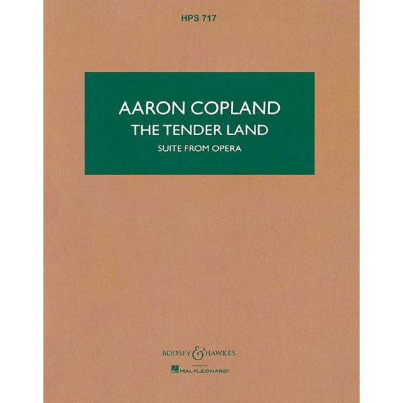 The Tender Land: Study Score (Paperback) by Aaron Copland