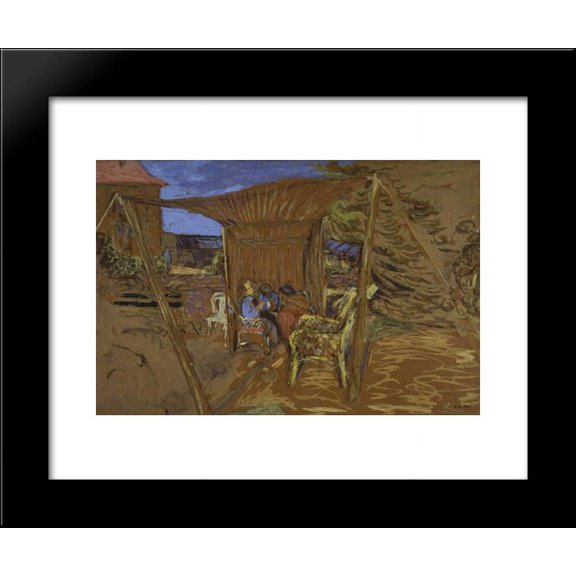 The Tent 20x24 Framed Art Print by Edouard Vuillard