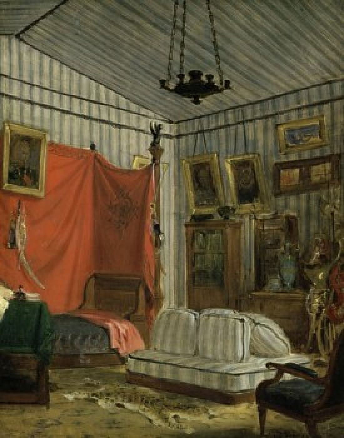 The Tent of the Count of Mornay c 1834 Eugene Delacroix (1798-1863French) Musee du Louvre Paris Canvas Art - Eugene Delacroix (18 x 24)