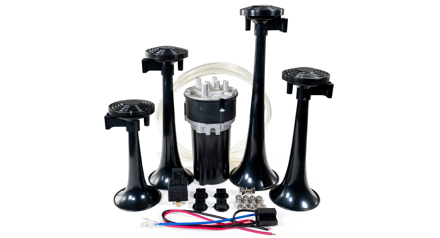 HornBlasters' Tequila! Musical Air Horn 12 Volt, Loud & Electric with