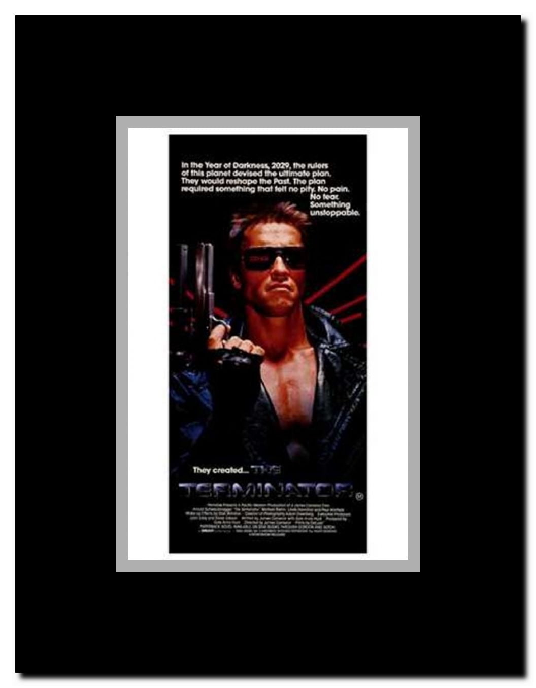 The Terminator - style B Framed Movie Poster