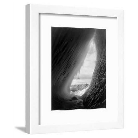 The Terra Nova in Mcmurdo Sound, Antartica, 1911, Scenic Seasons Transportation Framed Art Print Wall Art by Herbert Ponting Sold by Art.Com