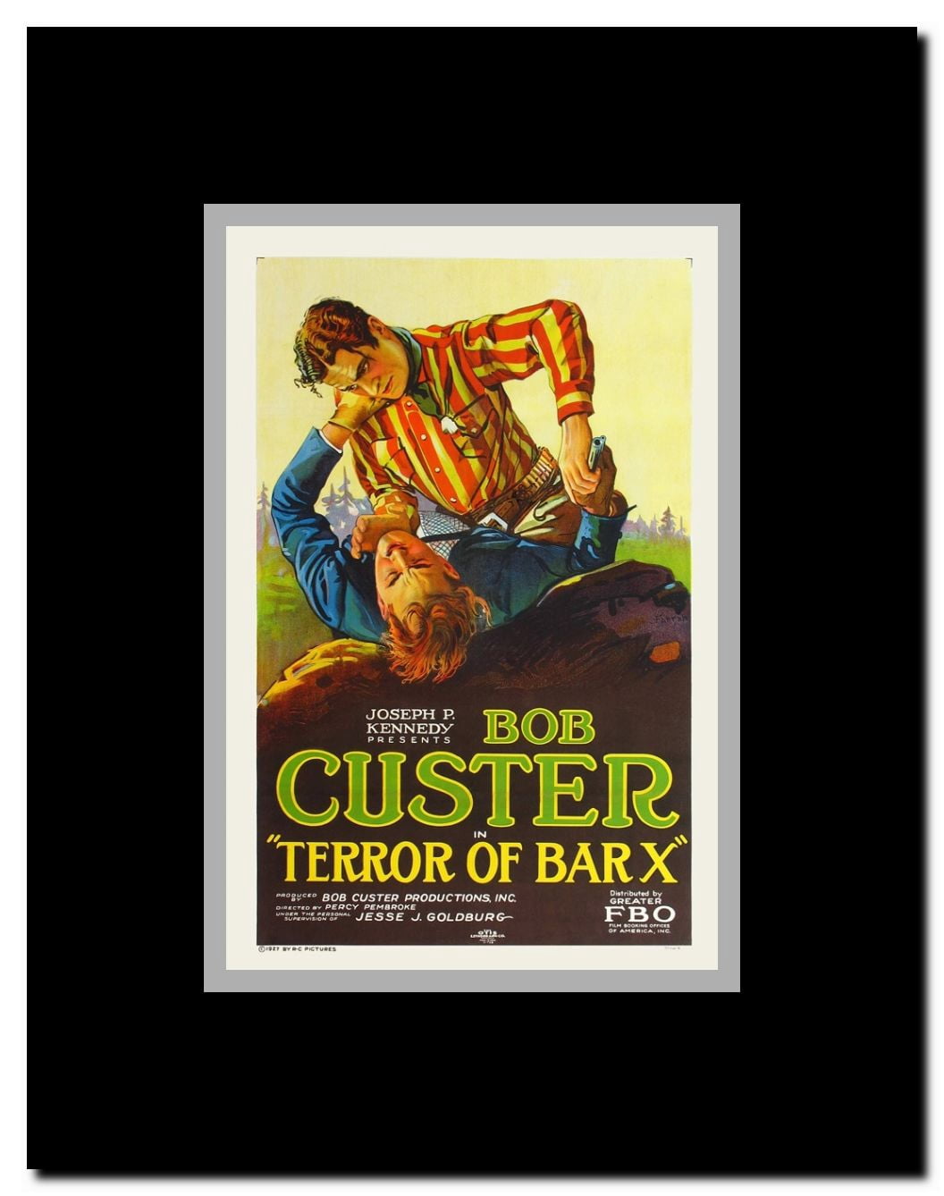The Terror of Bar X Framed Movie Poster