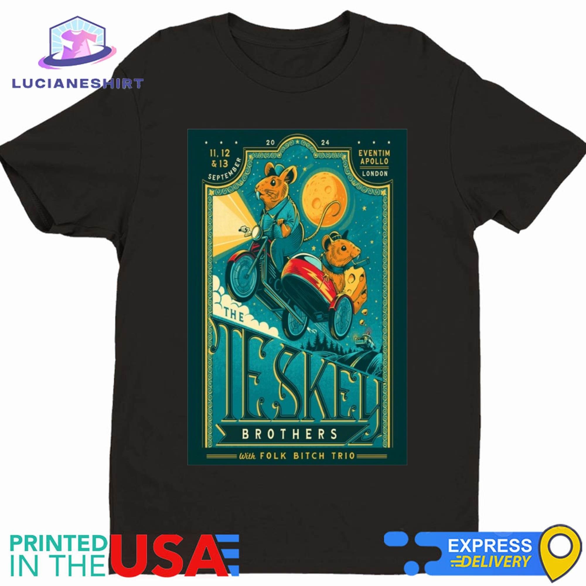 The Teskey Brothers Eventim Apollo London Uk Sept 1113 2024 Shirt