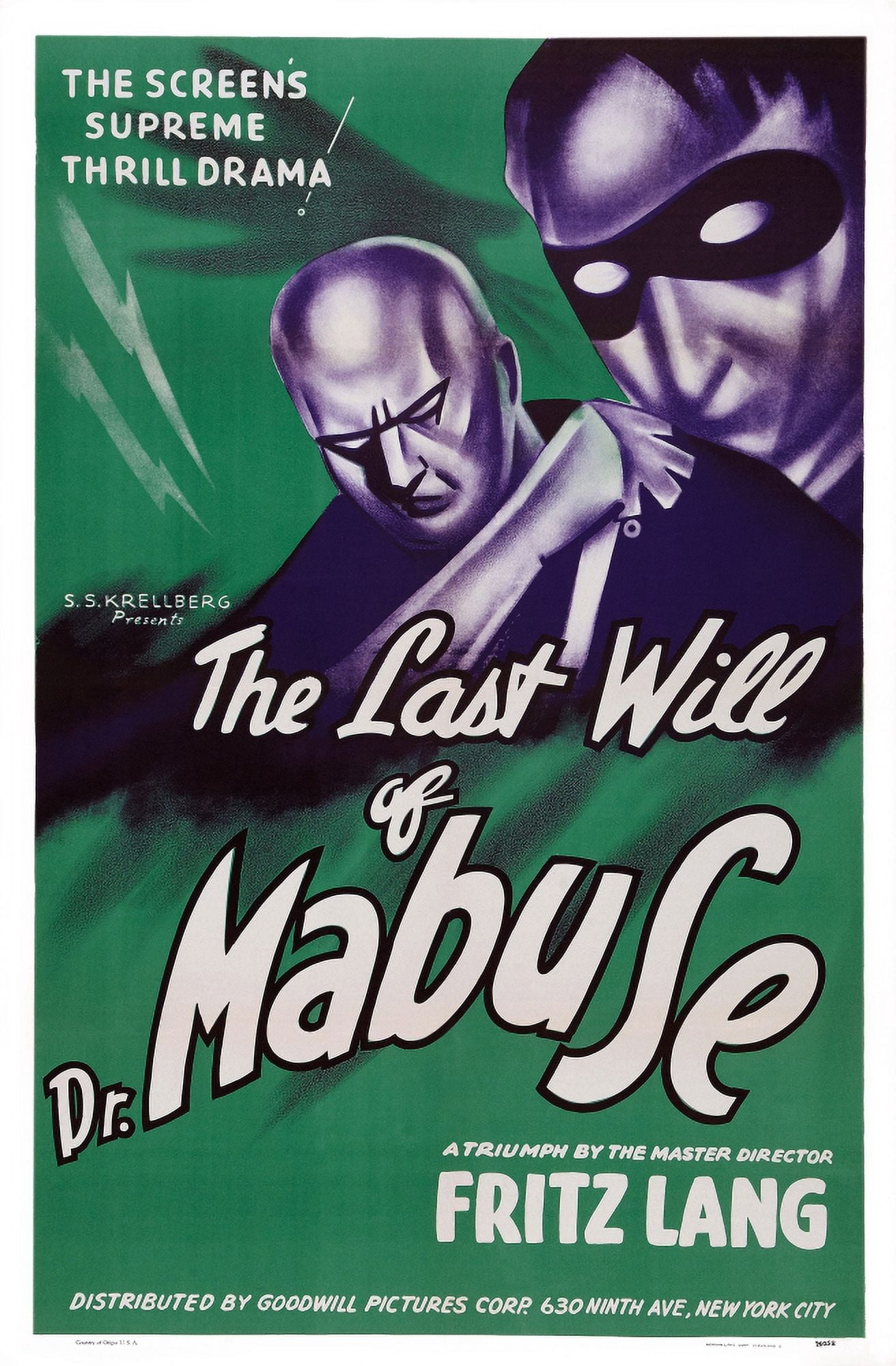 The Testament Of Dr Mabuse Canvas Art -  (11 x 17)