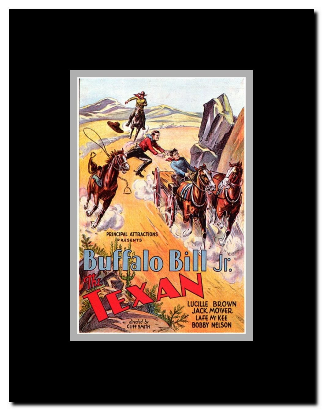 The Texan Framed Movie Poster