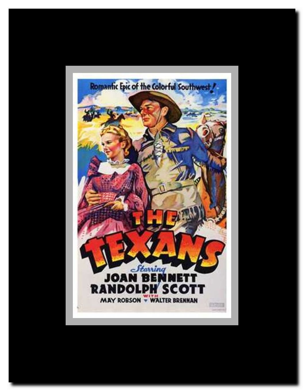 The Texans Framed Movie Poster