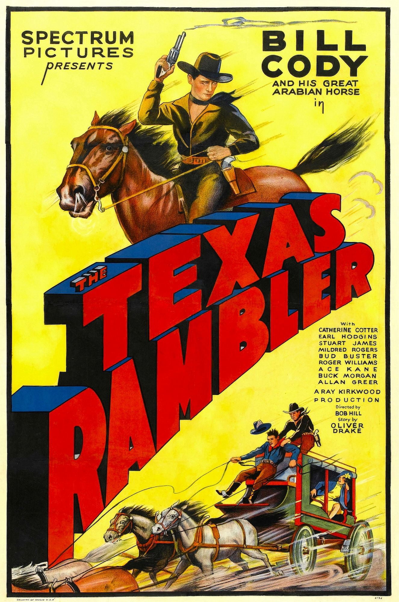 The Texas Rambler Canvas Art - (11 x 17)