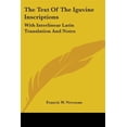 thumbnail image 1 of The Text of the Iguvine Inscriptions : With Interlinear Latin Translation and Notes, 1 of 1
