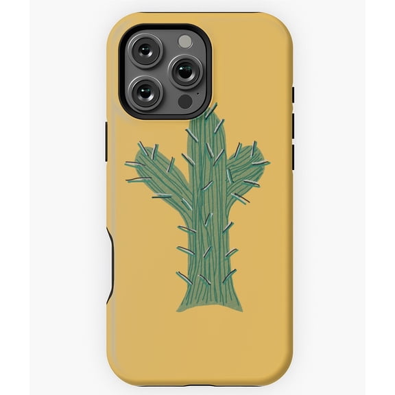 The Textured Cactus Desert Plant Phone Case for iPhone 16 15 14 13 12 11 Pro Max