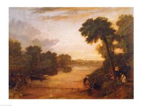 The Thames near Windsor c1807 Canvas Art - JMW Turner (24 x 18)