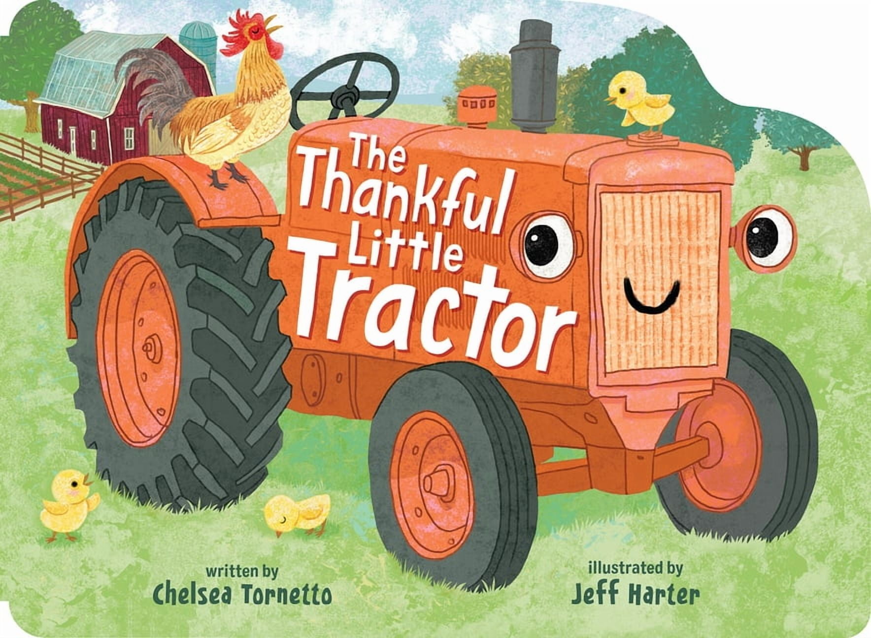 The Thankful Little Tractor, (Board Book)