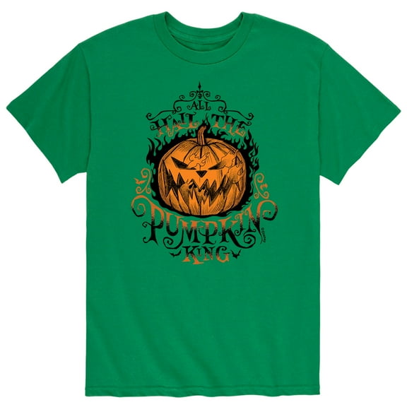 The The Nightmare Before Christmas - All Hail Pumpkin King - Men's Short Sleeve Graphic T-Shirt