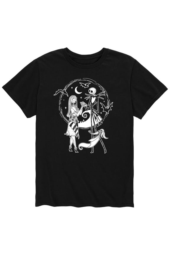 The The Nightmare Before Christmas - Jack Sally Zero - Men's Short Sleeve Graphic T-Shirt