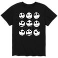 thumbnail image 1 of The The Nightmare Before Christmas - Jack's Facial Expressions - Men's Short Sleeve Graphic T-Shirt, 1 of 5