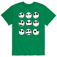 thumbnail image 1 of The The Nightmare Before Christmas - Jack's Facial Expressions - Men's Short Sleeve Graphic T-Shirt, 1 of 5