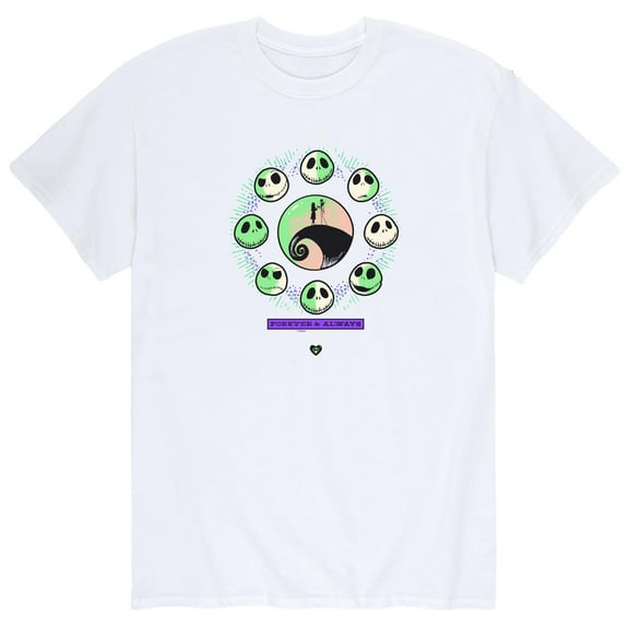 The The Nightmare Before Christmas - Valentine's Day - Men's Short Sleeve Graphic T-Shirt